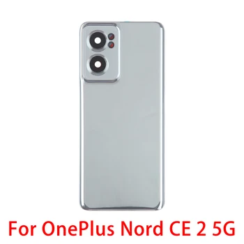 За OnePlus Nord CE 2 5G Оригиналната задната част на капака на батерията капак на обектива на камерата
