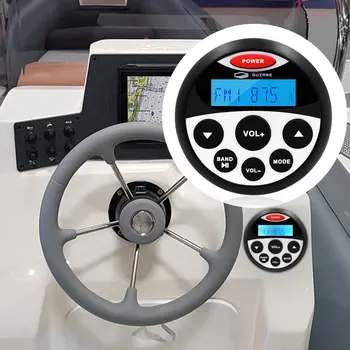 Водоустойчив морска яхта Стерео Bluetooth MP3 Радио FM приемник Плейър Автоматична звукова система FM AM приемник за СПА UTV