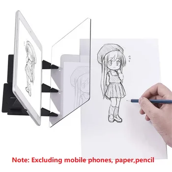 Креативни детски рисунки на дъската за архивиране, мобилна оптична дъска за копиране, панел за копиране, Детска оптична дъска за рисуване
