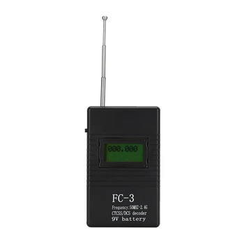 Портативна преносима радиостанция Радиочестотни брояч мощност, измерване на честота, тестер, декодер 50 Mhz-2,4 Г