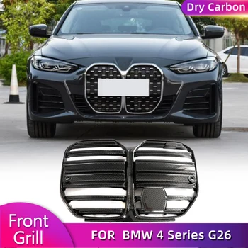 Въздушни Капак Капак, Предна Броня на BMW 4 Series G26 420i 430i 440i Gran Coupe 2021-2023 Предната Решетка на Колата Състезателни Решетки Dry Carbon