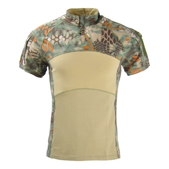 Мъжки военна облекло армията бойна риза тактическа риза лов облекло открит риза ежедневни блузи пуловер туризъм тениски