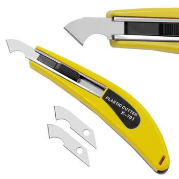 Кука-нож от PVC, Акрилна бяла дъска, пластмаса, плексиглас, Кука-нож, режещ инструмент със сменяеми остриета