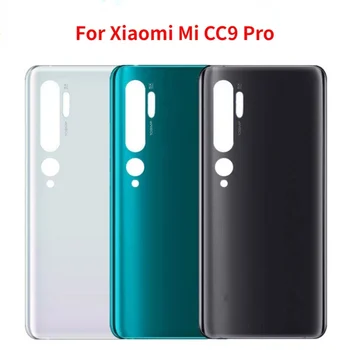 За Xiaomi Mi CC9 pro Задния капак на отделението за батерията Задно стъкло на вратата на достъпа на корпуса CC9