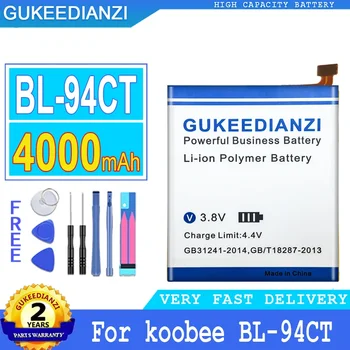 GUKEEDIANZI за Koobee, батерия с голям капацитет, BL-94CT, BL94CT, BL-97CT, BL97CT, BL-93CT, BL93CT, K300, K400, 3600 mah, 4000 mah