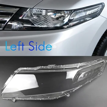 за Honda City 200-2014 капачка лява фарове на автомобил, лампа на главата светлина лампа прозрачен корпус, стъклени лещи
