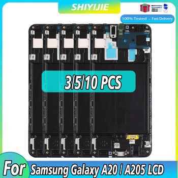 Продажба на едро За Samsung Galaxy A20 LCD дисплей За Samsung A205 SM-A205F A205FN Дисплей Със Сензорен Екран Дигитайзер В Събирането на Замяна
