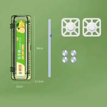 Пластмасов нож за рязане с помощта на шаблони-липучек Слайдер Кухненски инструменти за опаковане, аксесоари, опаковка от восъчна хартия и кутия