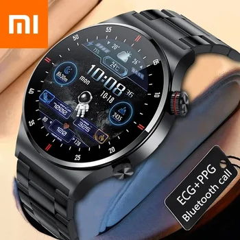 Смарт часовници Xiaomi за мъже и жени с индивидуално циферблат, спортни водоустойчив смарт часовници с Bluetooth-разговори, ЕКГ + ТОЧКИ За Android-Samsung, Huawei