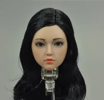 1/6 TBLeague PLSB2021-S45 Beauty Girl Suntan Color Head Извайвам Carving с Дълга Коса Модел е Подходящ за 12 