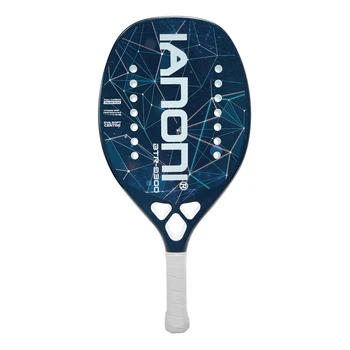 Гребло за плажен тенис IANONI Ракета за плажен тенис от въглеродни влакна с пенопластовой сърцевината на EVA Тенис на ламели с ефект на паметта
