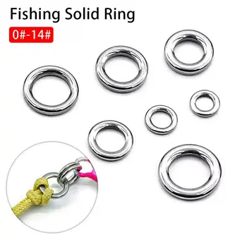 10-20 броя на Риболовен твърдо пръстен от неръждаема стомана 304, сверхпрочное пръстен за риболовни куки 4 мм-12 мм, риболовни принадлежности, разъемное пръстен за стръв, жак за модула