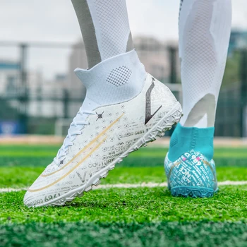 Здрави футболни обувки, улични футболни обувки Messi, търговия на Едро и обувки за тренировъчни мачове по футзалу, леки 35-45 размери
