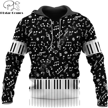Love Piano Мъжки hoody с 3D принтом Harajuku Градинска есенни дрехи и качулки Hoody Унисекс ежедневни яке спортни костюми DK025