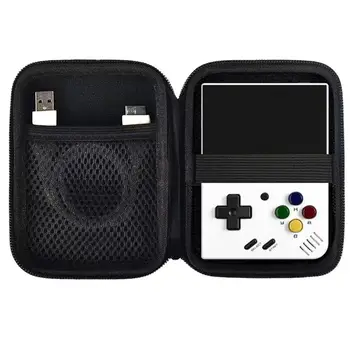 Защитен калъф Miyoo Mini Plus е Подходящ за преносима игрова конзола Miyoo в ретро стил, преносима чанта за съхранение с каишка