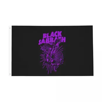 Black Sabbathe Паднали Ангели Знамена Устойчиви На Избледняване Открит Банер Рок 2 Люверса Декор На Стените На Началната Стая На Общежитието