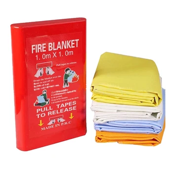 4 опаковки Пожарогасителна завивки от фибростъкло, Противопожарно одеяло 39 x 39 см, Огнестойкое Противопожарно одеяло, противопожарна защита.