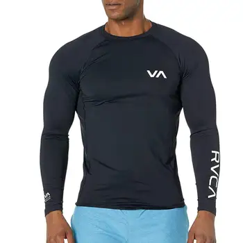 2023, Мъжка тениска за гмуркане и сърф с принтом, защита от акне, облегающая риза с дълъг ръкав, трико, Защита от ултравиолетови лъчи, бързо съхнещи бански костюми за плуване и сърф