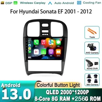 Автомобилно Радио Мултимедиен Плейър GPS Навигация Android 13 Без 2din 2 din dvd За Hyundai Sonata EF 2001-2012