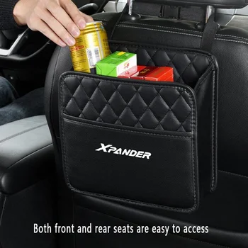Чанта за съхранение на облегалката на столчето за кола, подложки за защита от удар, голям капацитет за съхранение на задната седалка на колата за Mitsubishi Xpander