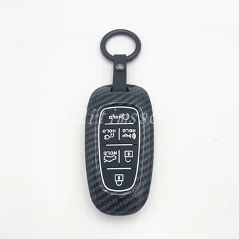 6 бутони, ABS калъф за ключове от автомобил Hyundai Ioniq 5 ключодържатели