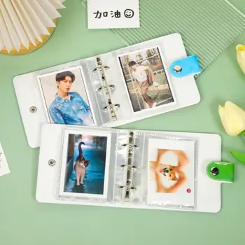 Фотоалбум 3-инчов Титуляр за фотокарточек Idols Card Collect Book Мини-албум за снимки Polaroid