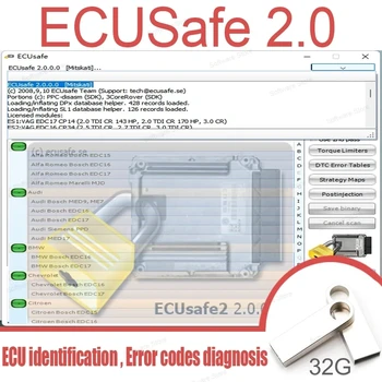 Инструменти Obd2 2.0 21-инчов Ecusafe с диагностическими инструменти Ce v X431 Rushed