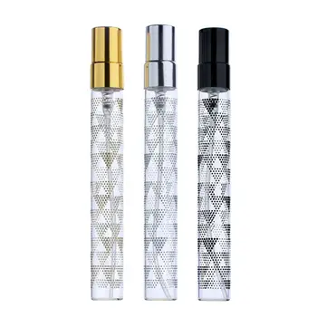 стъклен флакон за парфюм с обем от 10 мл с пистолет козметична течност, мини-флакони за еднократна употреба, контейнер за проби парфюми за пътуване