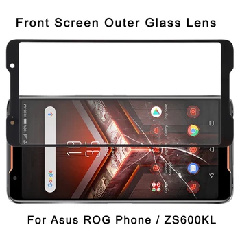 Външен Стъклен обектив на предната екрана за Asus ROG Phone /ZS600KL/ROG Phone II ZS660KL/ROG Phone 3 ZS661KS ZS661KL /ROG Phone 5 ZS673KS