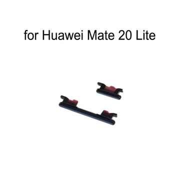 Дубликат част за Huawei Капитан 20 Lite Оригинална Рамка на Корпуса на апарата Нова Страничен Клавиш за Включване Изключване Бутон за Регулиране на силата на звука Сервизна детайл Черен B