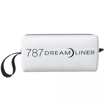 Голяма косметичка Boeing 787 Dreamliner, водоустойчива чанта, пътни козметични чанти, чанта за съхранение унисекс