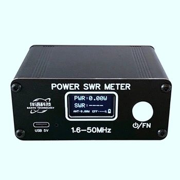 Висока честота на КСВ-метър Мощност 150 W с цифров дисплей, измерване на коефициента на постоянна вълна, точността повече от 5%, измерване на къси вълни мощност, трайни