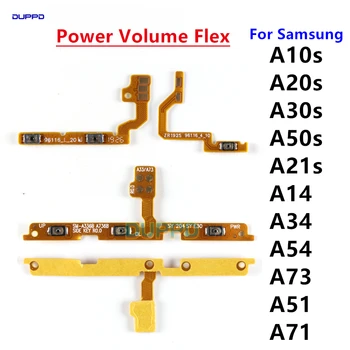 За Samsung A10s A20s A21s A30s A50s A51 A71 A34 A54 A73 A14 A145 5G A146P Страничен превключвател за Изключване на звука Гъвкав кабел