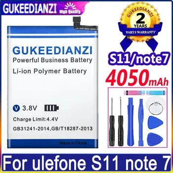 S 11 note 7 Батерията е с капацитет 4050 mah За батериите Ulefone S11 Note7 + безплатни инструменти